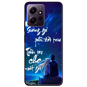 Ốp lưng dành cho Redmi Note 12 - Redmi Note 12 Pro - Redmi Note 12 Pro 5G - Thư Pháp Sương Gió - Hàng Chính Hãng