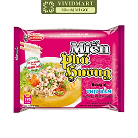 ACECOOK - Miến Phú Hương hương vị Thịt Bằm, Miến Phú Hương Thịt Bằm, Miến ăn liền Acecook (55g/gói)