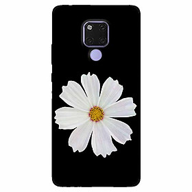 Ốp lưng dành cho Huawei Mate 20 mẫu Cúc Trắng Đen