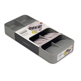 Khay chia ngăn kéo phân loại muỗng nĩa Joseph Joseph DrawerStore Large (Grey) - 001884