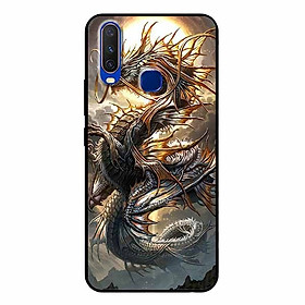 Ốp lưng in cho Vivo Y15 Rồng Trăng