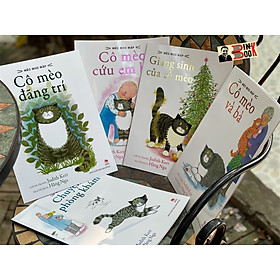 (Combo 5 cuốn) MÈO MOG MẬP (Cô Mèo Cứu Em Bé, Chuyện Ở Phòng Khám, Giáng Sinh Của Cô Mèo, Cô Mèo Và Bà và Cô Mèo Đãng Trí) – Judith Kerr – Hằng Nga dịch – NXB Kim Đồng (Bìa mềm)