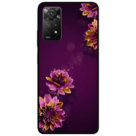 Ốp lưng cho Redmi Note 11 4G - Redmi Note 12 - Redmi Note 12 Pro - Redmi Note 12 Pro 5G - Cúc Tím - Hàng Chính Hãng