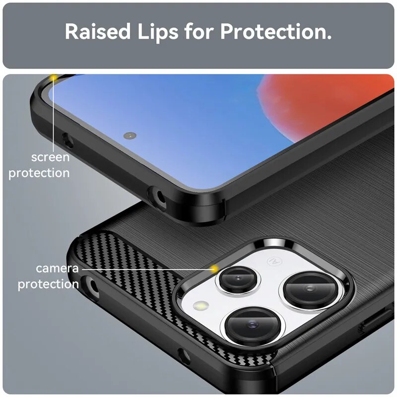 Ốp lưng chống sốc Likgus cho Xiaomi Redmi 12 (chuẩn quân đội, chống va đập, chống vân tay) - Hàng chính hãng