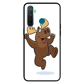 Ốp Lưng in cho Realme 5 Pro / Realme Q Mẫu Chú Nai Vui Nhộn - Hàng Chính Hãng