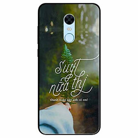 Ốp lưng in cho Redmi 5 Mẫu Suýt Nữa Thì
