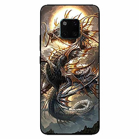 Ốp lưng in cho Huawei Mate 20 Pro Rồng Trăng