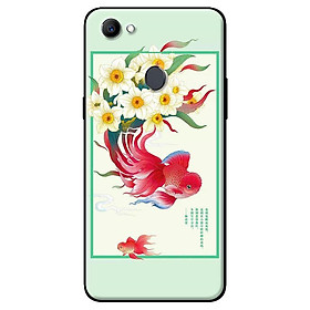 Ốp in cho Oppo F7 Cá Ba Đuôi Đỏ - Hàng chính hãng