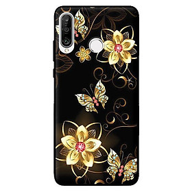 Ốp lưng in cho Huawei P30 Lite Bướm Hoa Vàng - Hàng chính hãng