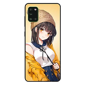 Ốp lưng dành cho Samsung A31 mẫu Cô Gái Áo Vàng