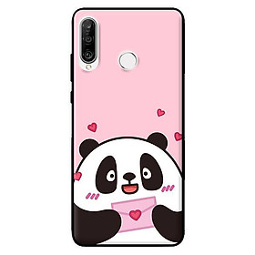 Ốp in cho Huawei P30 Lite Panda Nền Hồng - Hàng chính hãng