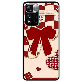 Ốp lưng dành cho Xiaomi Redmi Note 11 Pro ( Bản Nội Địa ) mẫu Nơ Đỏ