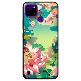 Ốp lưng dành cho Realme C21Y - C25Y mẫu Sen Hồng