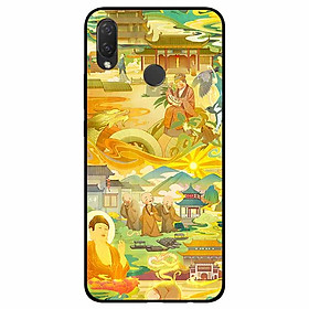 Ốp lưng dành cho Huawei Nova 3e mẫu Phật Và 3 Chú Tiểu