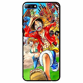 Ốp lưng dành cho Huawei Y7 Prime 2018 mẫu Mũ Rơm Áo Đỏ
