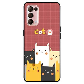 Ốp lưng dành cho Oppo Reno 5 mẫu Mèo Nâu