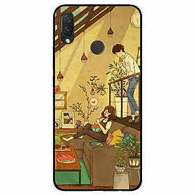 Ốp lưng dành cho Huawei Nova 3i mẫu Cặp Đôi Ăn Dưa