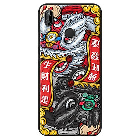 Ốp in cho Huawei Nova 3E Lân Trắng Đen - Hàng chính hãng