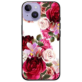 Ốp lưng dành cho Iphone 14 - Iphone 14 Plus - Iphone 14 Pro - Iphone 14 Pro Max - Họa Tiết Hoa Hồng Chéo