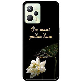Ốp lưng dành cho Realme C35 - Realme Narzo 50A Prime mẫu Om Mani Cánh Sen Trắng