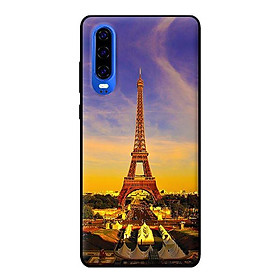 Ốp lưng in cho Huawei P30 mẫu Tháp Eiffel Hoàng Hôn - Hàng chính hãng