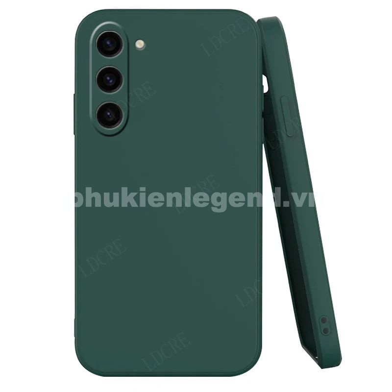 Ốp Lưng Dành Cho Samsung Galaxy S24 Silicone Dẻo Lót Nhung Nỉ Chống Sốc chống bẩn hạn chế bám vân tay - Hàng Nhập Khẩu