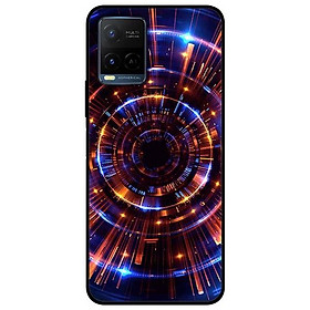 Ốp lưng dành cho Vivo Y21 - Vivo Y21s mẫu Vòng Tròn Vàng Xanh