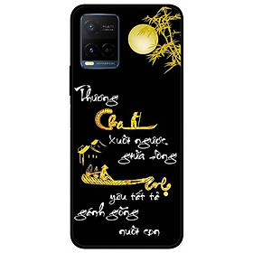 Ốp lưng dành cho Vivo Y21 - Vivo Y21s mẫu Thư Pháp Cha Mẹ Vàng