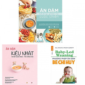 Sách - Ăn Dặm Kiểu Nhật + Phương Pháp Ăn Dặm Bé Chỉ Huy + Ăn Dặm Không Phải Cuộc Chiến - Thái Hà Books