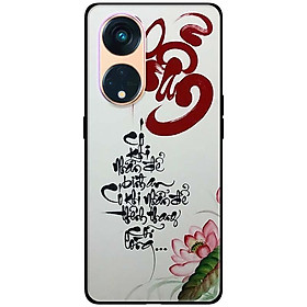Ốp lưng dành cho Oppo Reno 8T 4G - Reno 8T 5G - Reno 10 5G - Reno 10 Pro 5G - Thư Pháp NHẪN - Hàng Chính Hãng