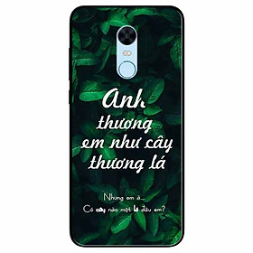 Ốp lưng in cho Redmi 5 Mẫu Anh Thương Em