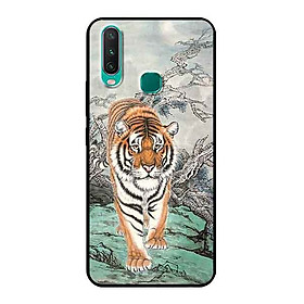 Ốp Lưng in cho Vivo Y17 Mẫu Nền Hổ Mẫu 3 - Hàng Chính Hãng