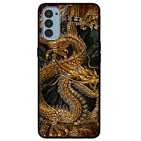 Ốp lưng dành cho Reno 4 mẫu Rồng Nền Đen