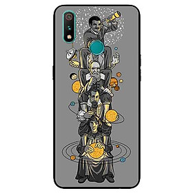 Ốp Lưng in cho Realme 3 Mẫu Các Nhà Khoa Học - Hàng Chính Hãng