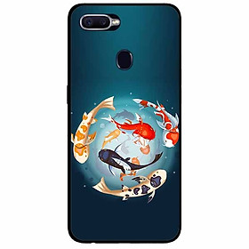 Ốp lưng in cho Realme 2 Mẫu Koi Vây Quanh