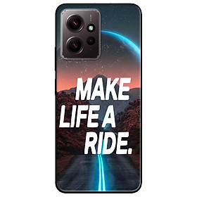 Ốp lưng cho Xiaomi Redmi 12 4G - Redmi Note 12 4G - 12 Pro 4G - 12 Pro 5G - Make Life Trăng Xanh - Hàng Chính Hãng