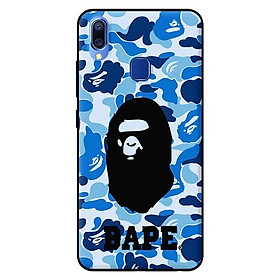 Ốp in cho Vivo Y95 Bape Xanh Có Chữ - Hàng chính hãng