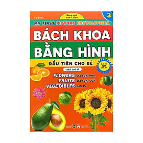  Bách Khoa Bằng Hình Đầu Tiên Cho Bé Theo Chủ Đề Quyển 3 - Song ngữ Anh Việt - Quét mã QR nghe đọc