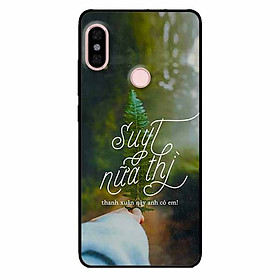 Ốp lưng in cho Xiaomi Redmi Note 5 Pro Mẫu Suýt Nữa Thì