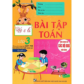 Sách - Vở ô li Bài tập Toán lớp 3 Quyển 2 theo chương trình mới