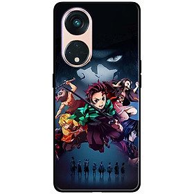 Ốp lưng dành cho Oppo Reno 8T 4G - Reno 8T 5G - Reno 10 5G - Reno 10 Pro 5G - Anime 5 Thợ Săn Quỷ - Hàng Chính Hãng