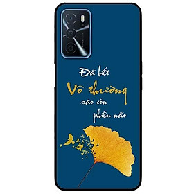 Ốp lưng dành cho Oppo A16 mẫu Chiếc Lá Vô Thường