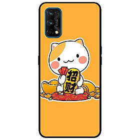 Ốp lưng dành cho Realme 7 Pro mẫu Mèo Và Thỏi Vàng