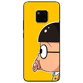 Ốp lưng in cho Huawei Mate 20 Pro Mẫu Nobi Nền Vàng
