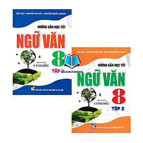 Sách - Combo Hướng Dẫn Học Tốt Ngữ Văn 8 - Tập 1 + 2 (Bám Sát SGK Cánh Diều)