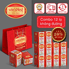 Combo 12 lọ Yến Sào cao cấp win