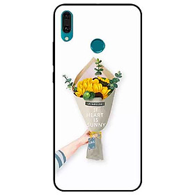 Ốp lưng in cho Huawei Y9 2019 Mẫu Bó Hoa Hướng Dương