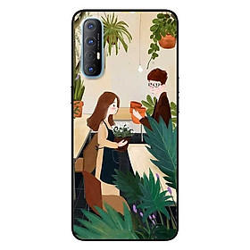 Ốp lưng dành cho Oppo Reno 3 Pro mẫu Cặp Đôi Bán Hoa