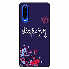 Ốp lưng dành cho Huawei P30 mẫu Om Mani Tiếng Phạn