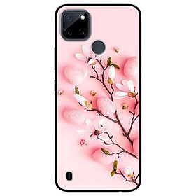 Ốp lưng dành cho Realme C21Y - Realme C25Y mẫu Hoa Đào Hồng 3